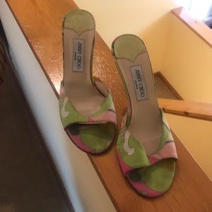 Pucci Collaboration with jimmy Choo high heel